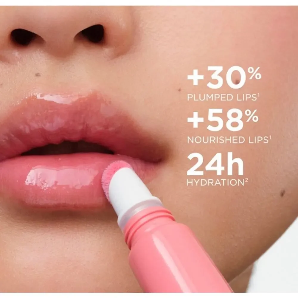 NEW Clarins Natural Lip Perfector 05 Candy‎ Shimmer Gloss Hydrating Plumping